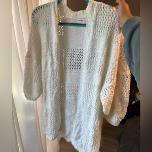 Cozy white cardigan